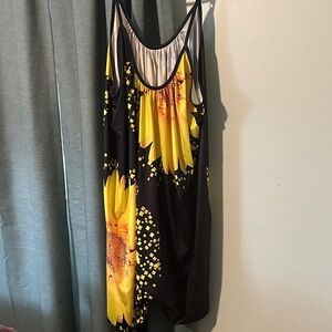Sunflower Print Dress